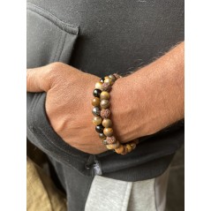 Bracelet homme Konï marron